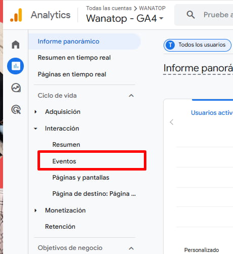 Eventos en GA4 - calcular ROI