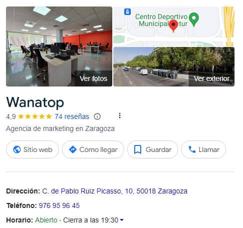 rich snippet negocio local ¿Qué son los Rich Snippets y cómo pueden ayudar al SEO de tu web?